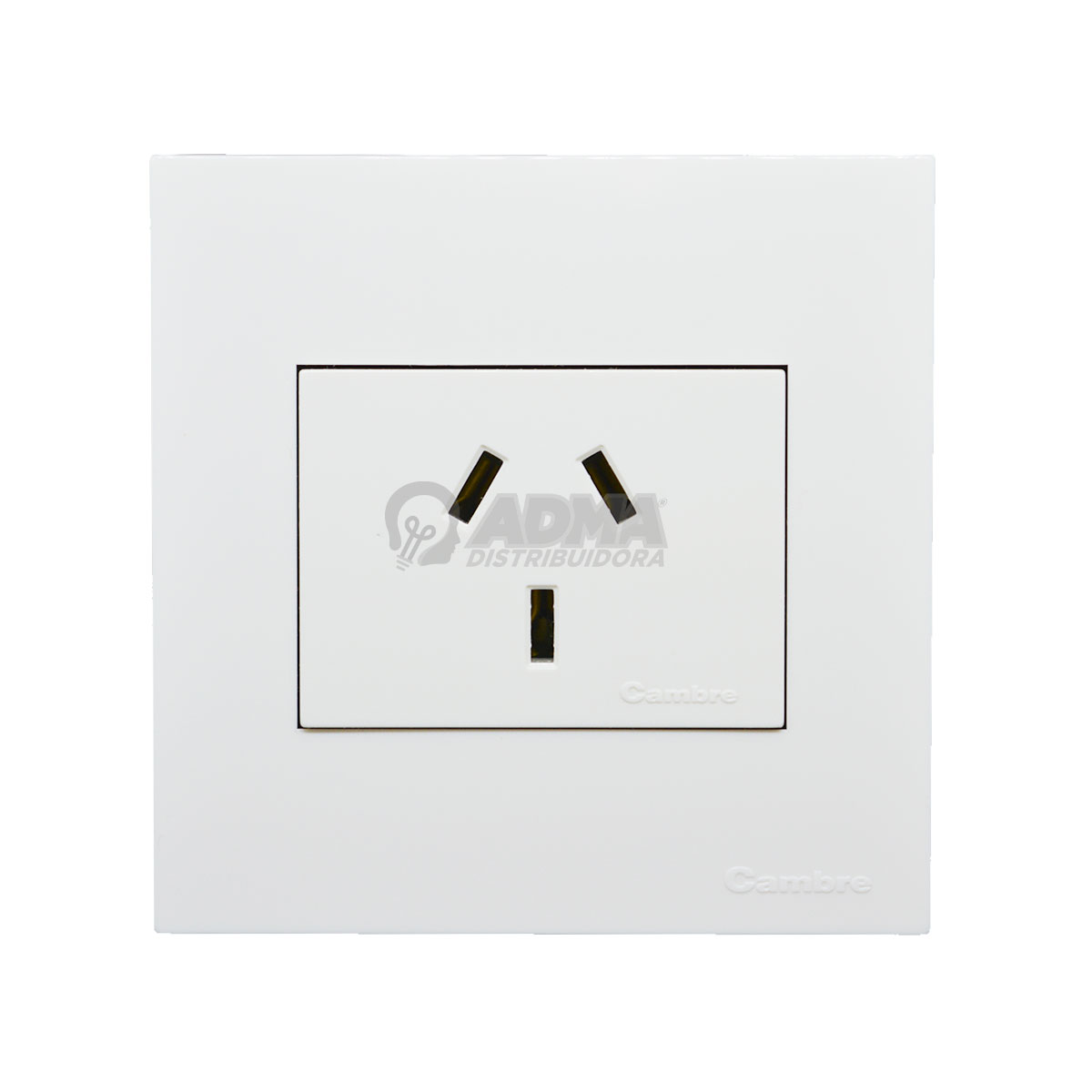 TAPA BASTIDOR MIGNON BLANCO SIGLO XXI + TOMA NORMALIZADO