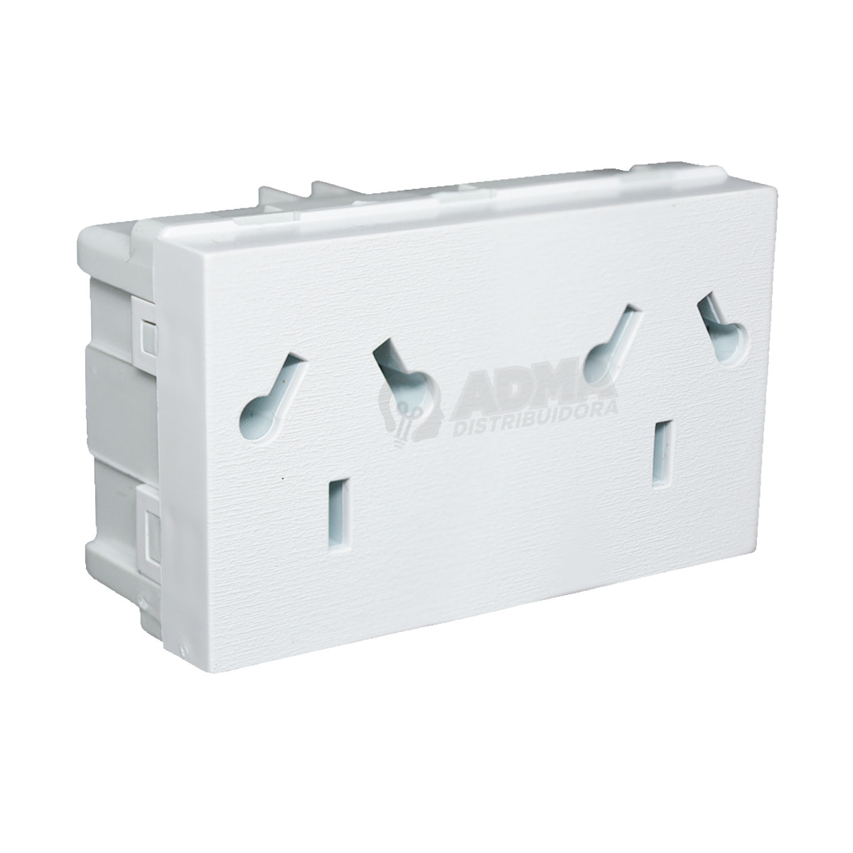 MODULO JELUZ PLATINUM TOMA DOBLE COMBINADO 10A