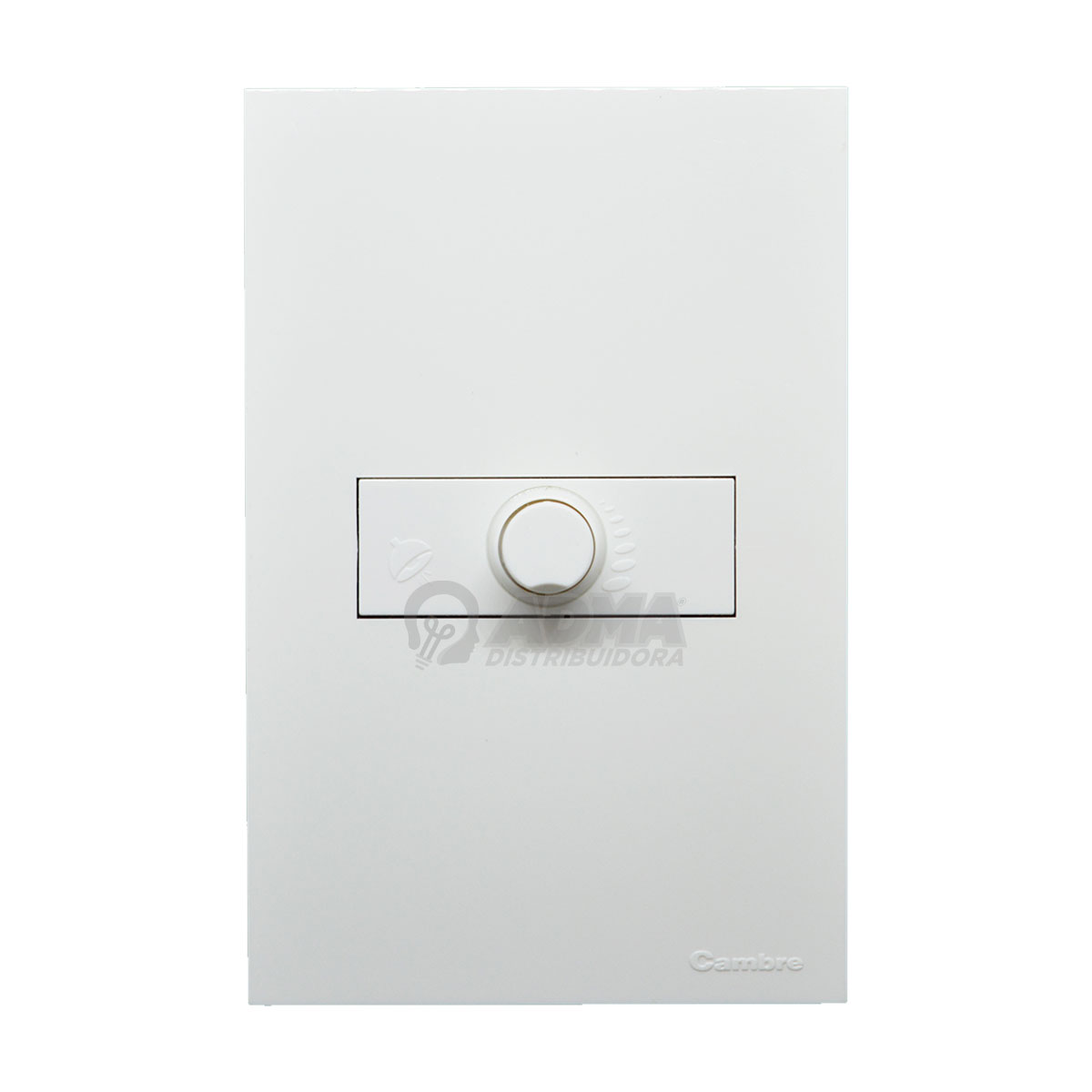 TAPA BASTIDOR + DIMMER CAMBRE APTO LED SIGLO XXI BLANCO