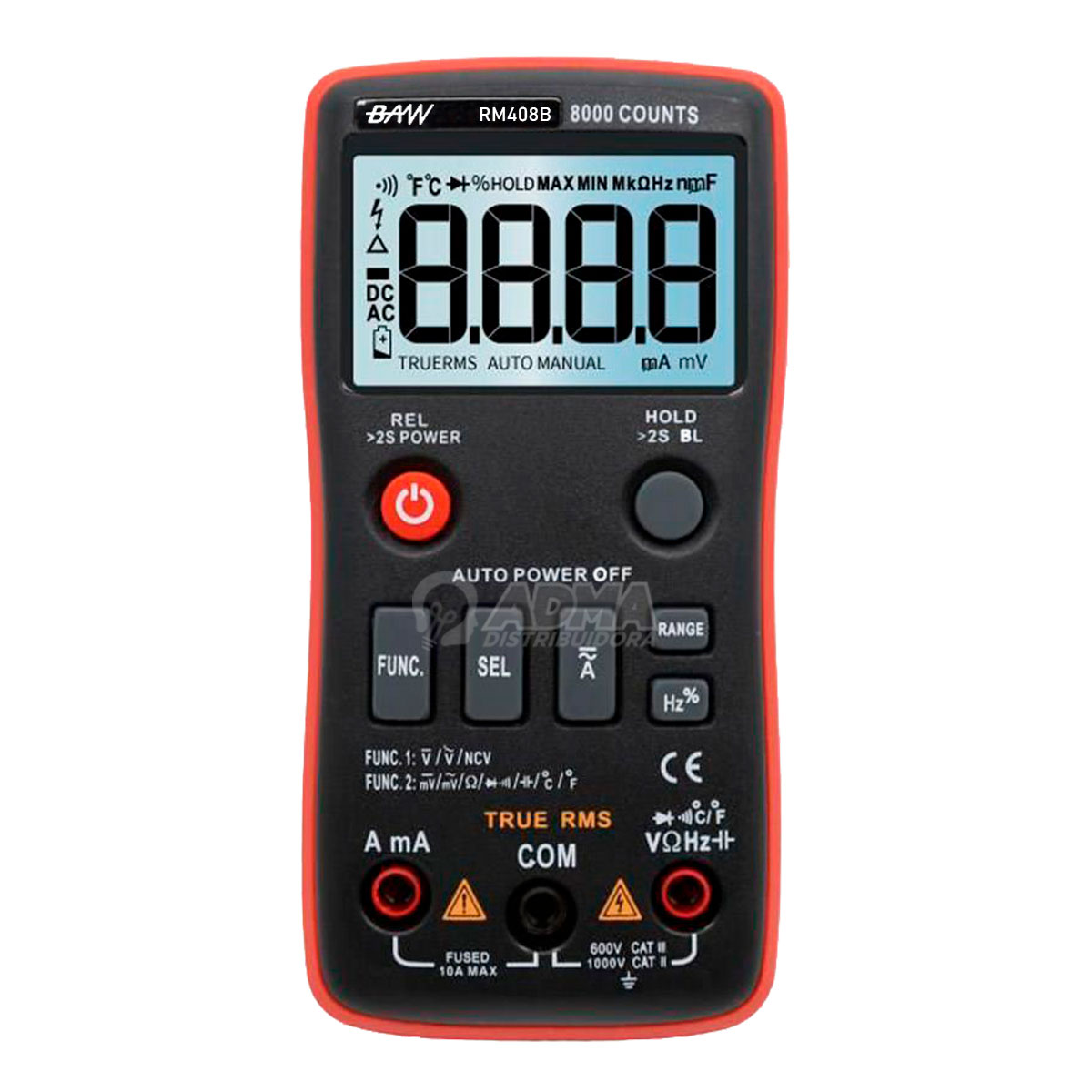 MULTIMETRO SMART TRMS AUTO 6000CUENTAS
