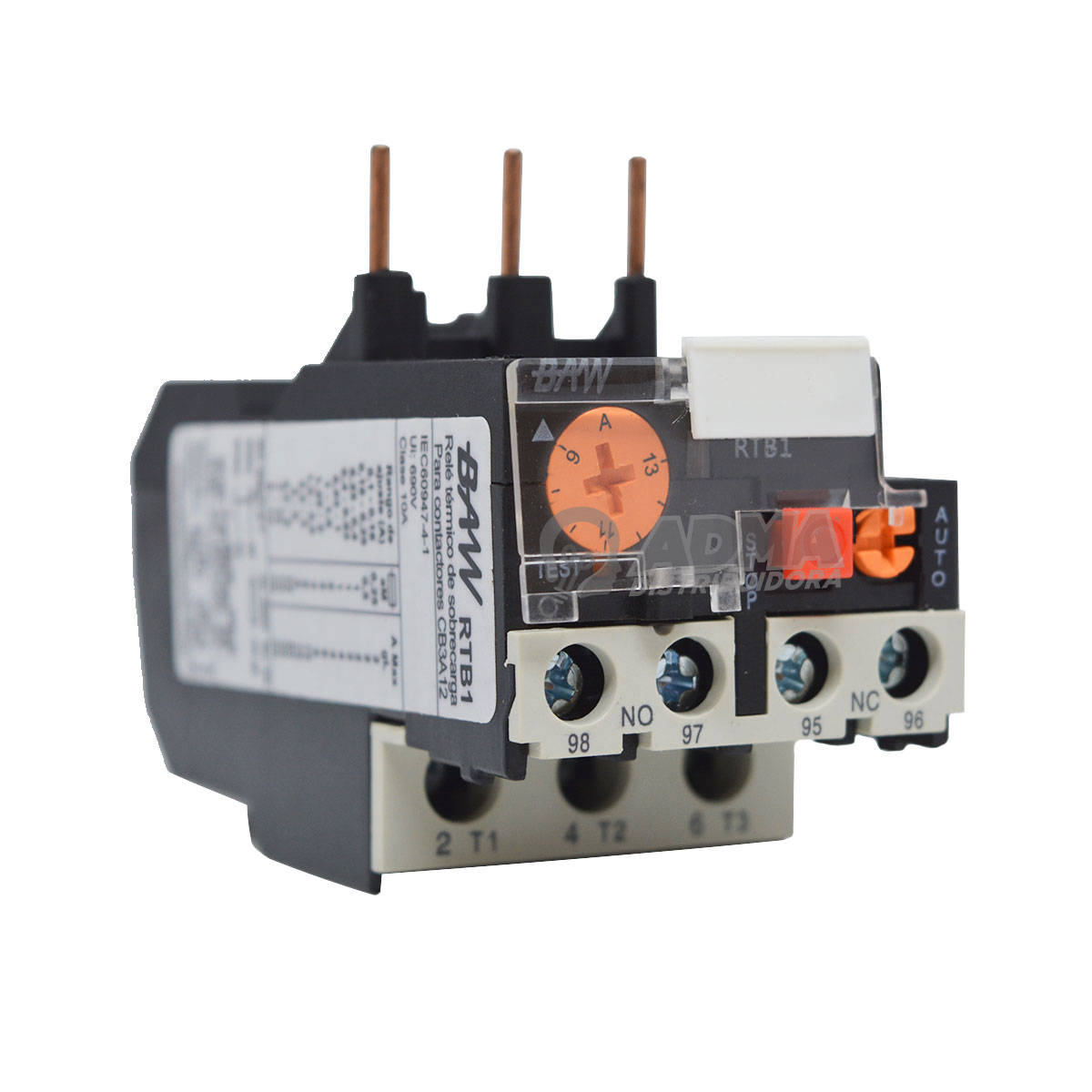RELE TERMICO TRIPOLAR BAW 9-13A (A12-A32)