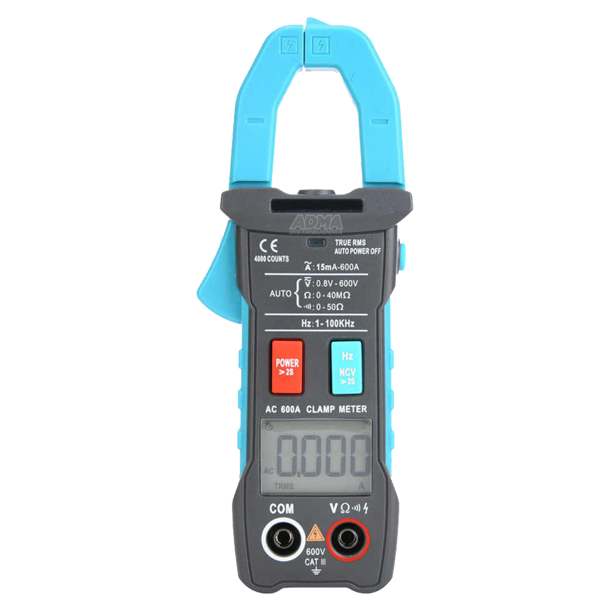 PINZA DIGITAL VOLTAMP TRMS 4000 CUENTAS