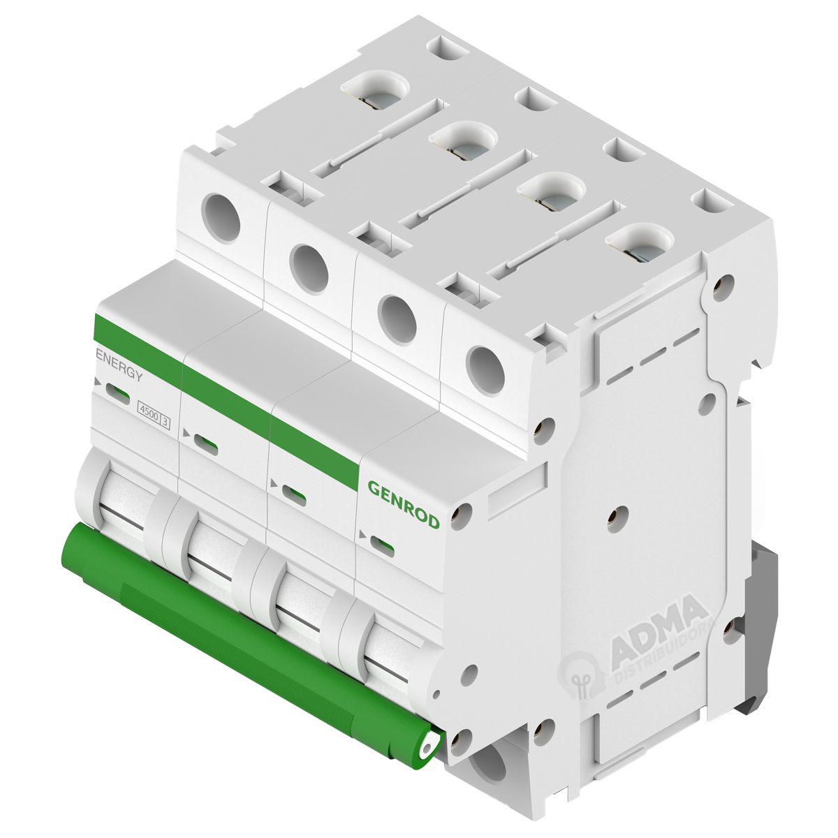 TERMICA TETRAPOLAR 16A 4,5KA CURVA C GENROD