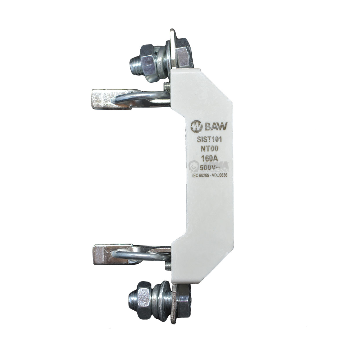 BASE PORTAFUSIBLE UNIPOLAR BAW NT00 160A