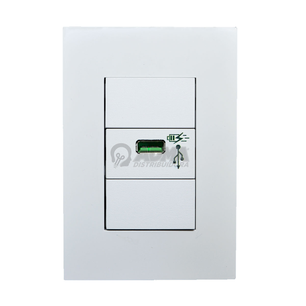 BASTIDOR COMPLETO JELUZ PLATINUM + TOMA USB CARGA RAPIDA