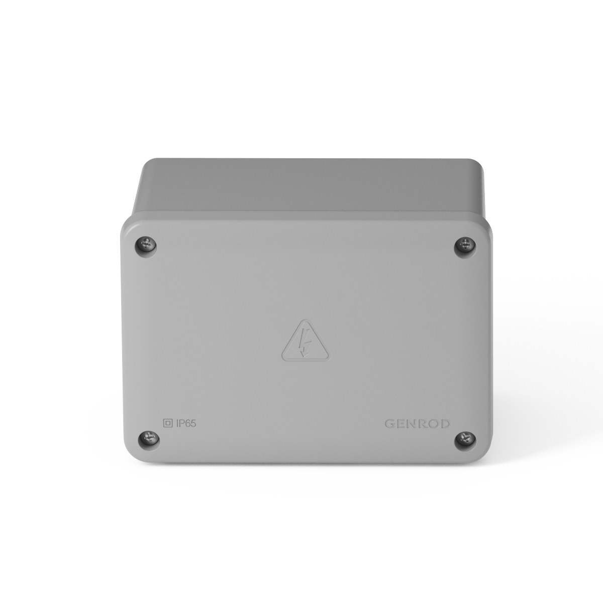 CAJA RECTANGULAR CON TAPA SOBREPONER 115X165X110 GRIS
