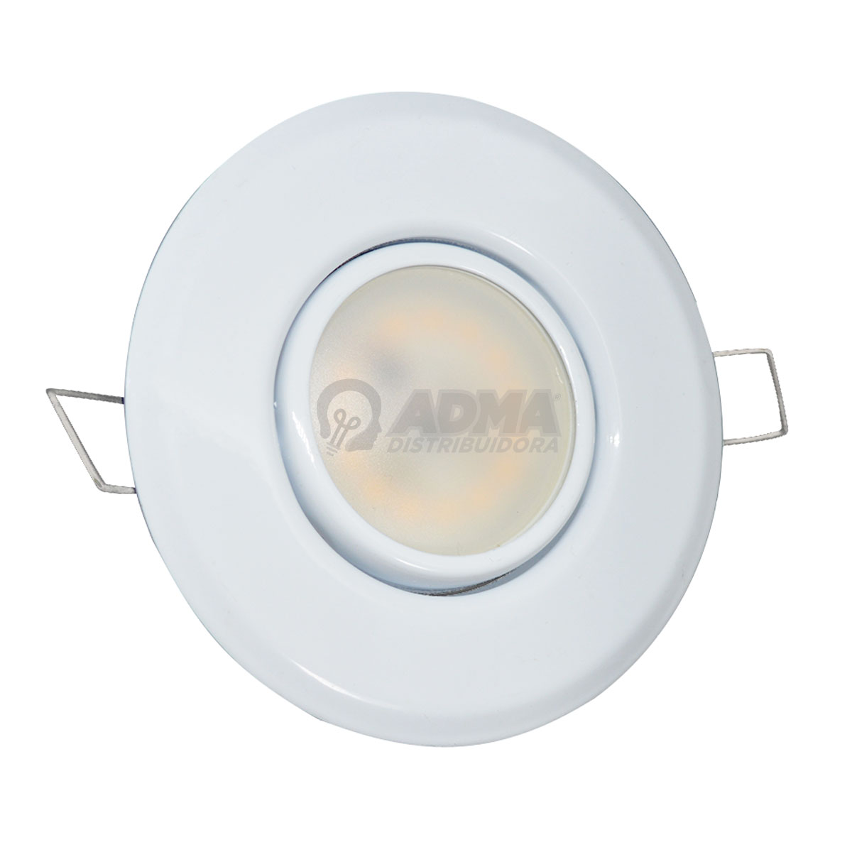 SPOT CHAPA BLANCO + ZOCALO + DICROICA NEUTRA 7W