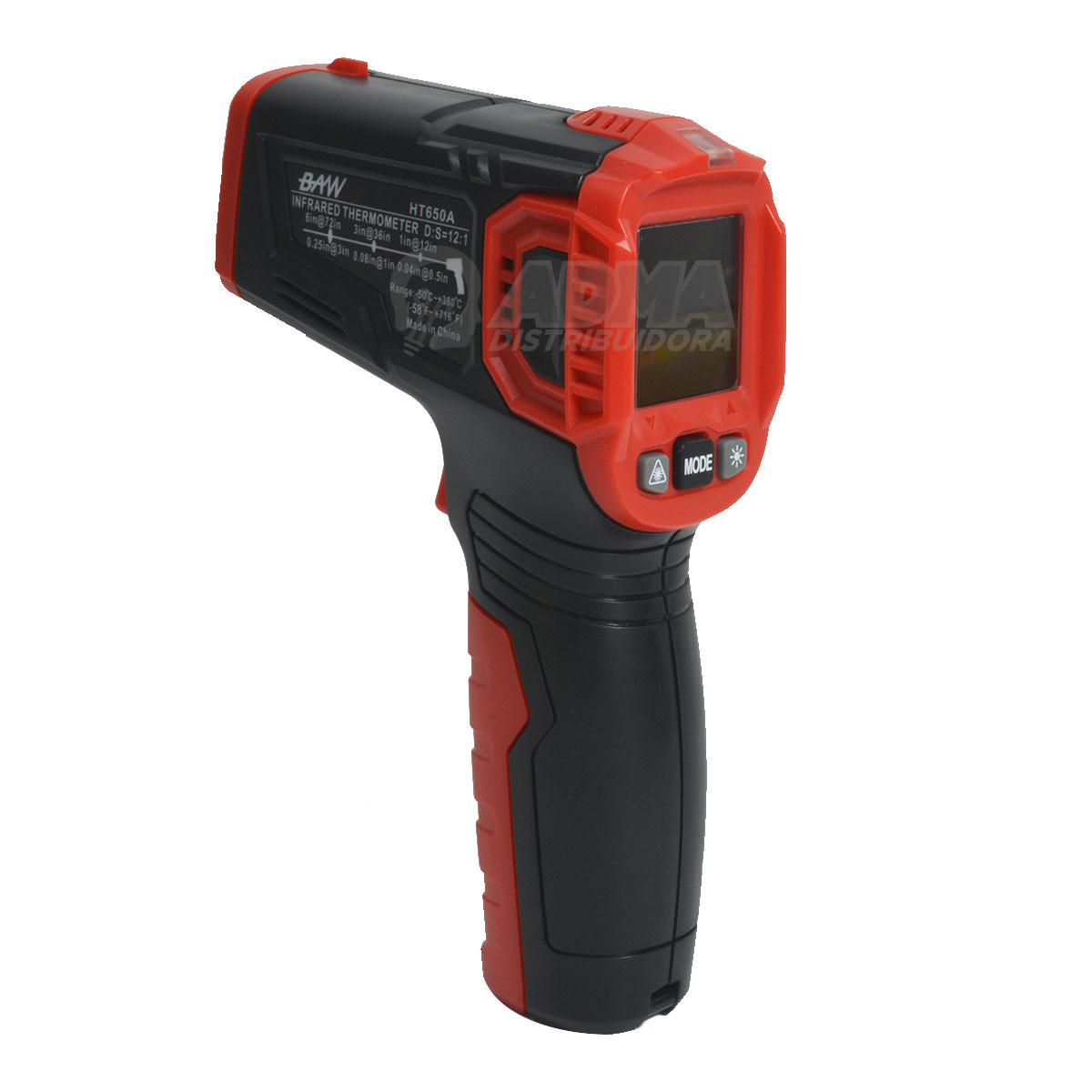TERMOMETRO INFRARROJO LASER TIPO PISTOLA