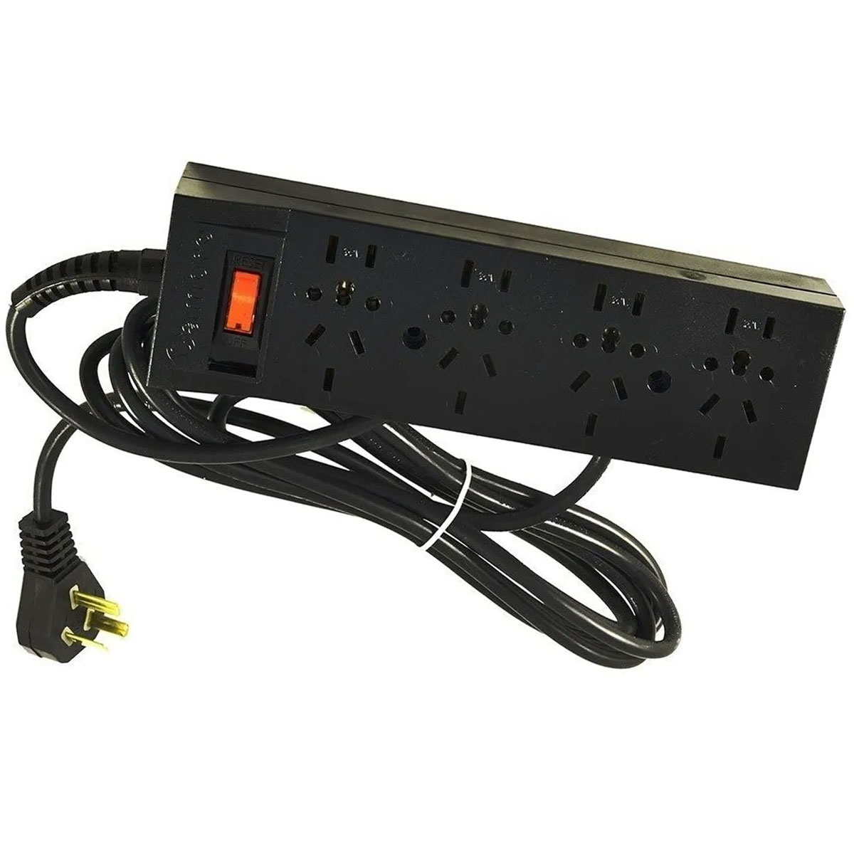 PROLONGADOR DE 4 TOMAS NEGRO C/CABLE 3,00 MTS. CAMBRE