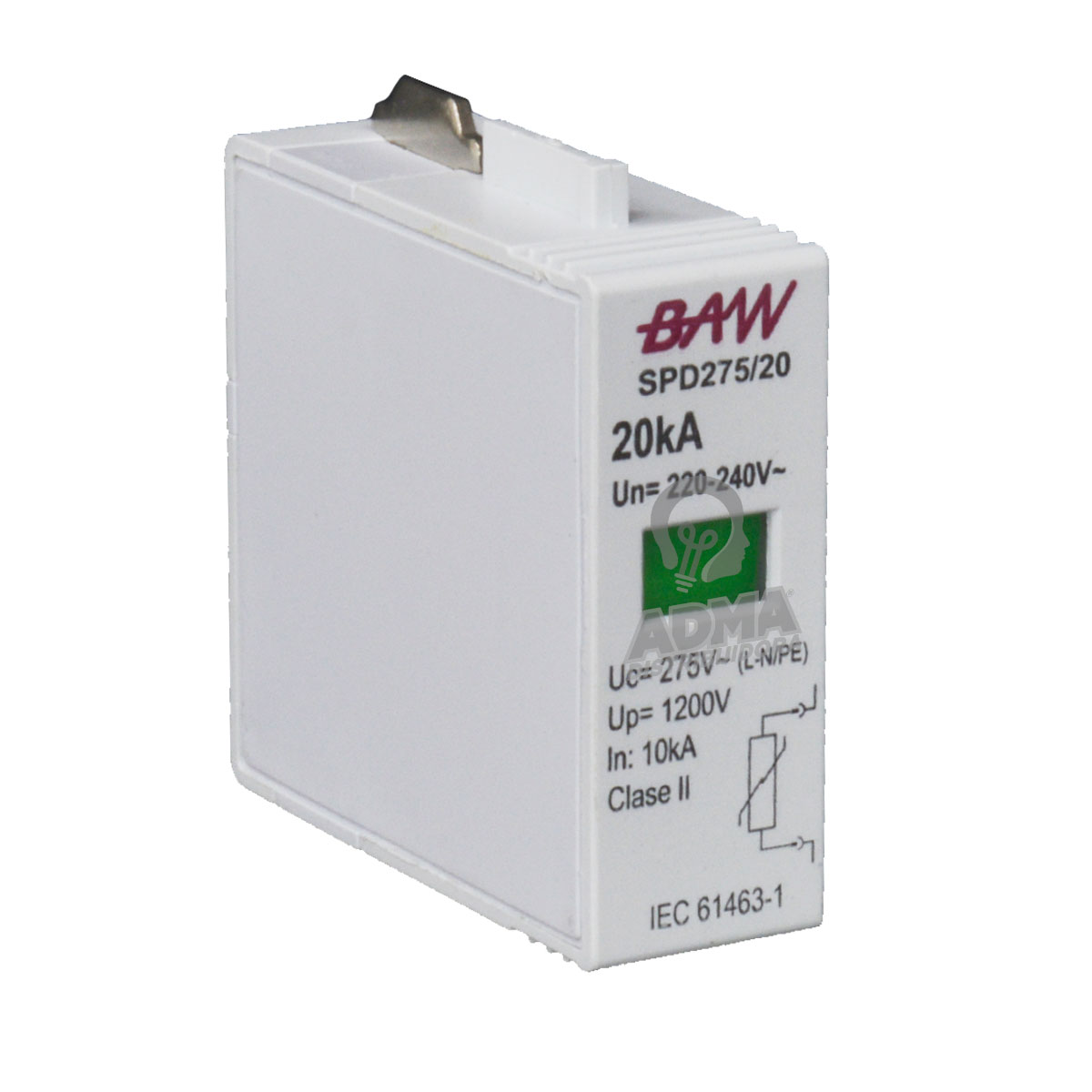 CARTUCHO PARA DESCARGADOR SPD275/20