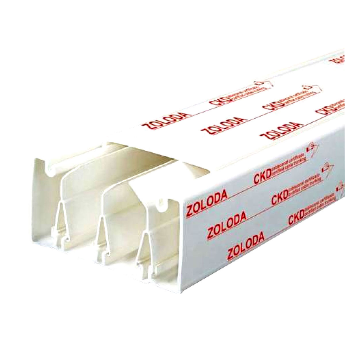 CABLECANAL CIEGO B100XH50 5-ADH P-TAB BLANCO TIRA X 2 MTS
