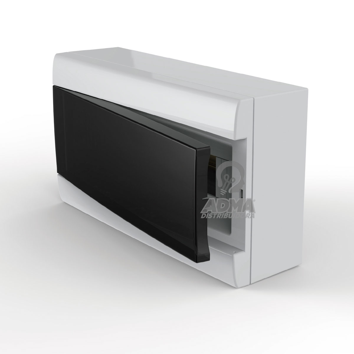 CAJA DE SOBREPONER P/ 12 MÓD. DIN PTA FUME GENROD
