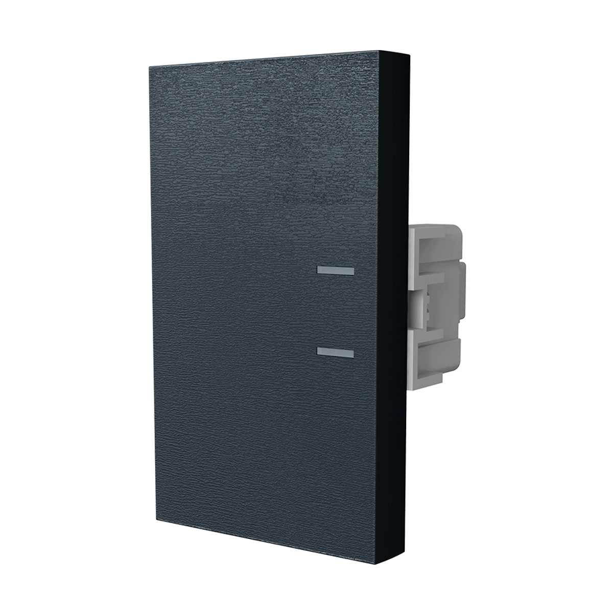 INTERRUPTOR UNIPOLAR TECLON NEGRO JELUZ PLATINUM