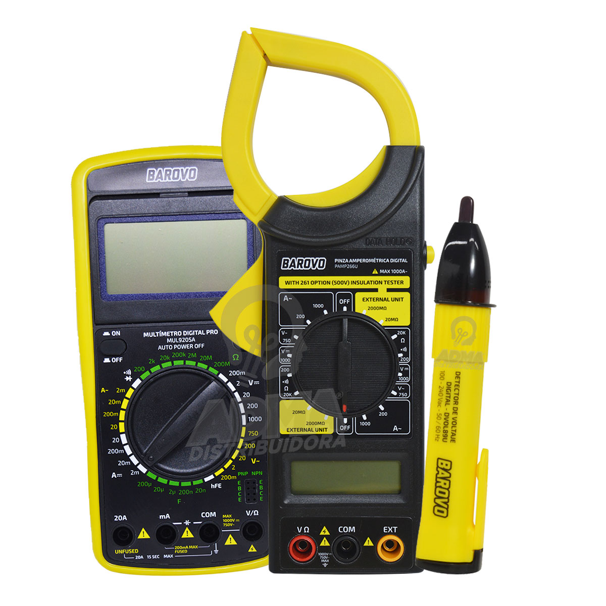 TESTER DIGITAL PRO + PINZA AMPEROMETRICA + BUSCAPOLO INDUCTIVO BAROVO