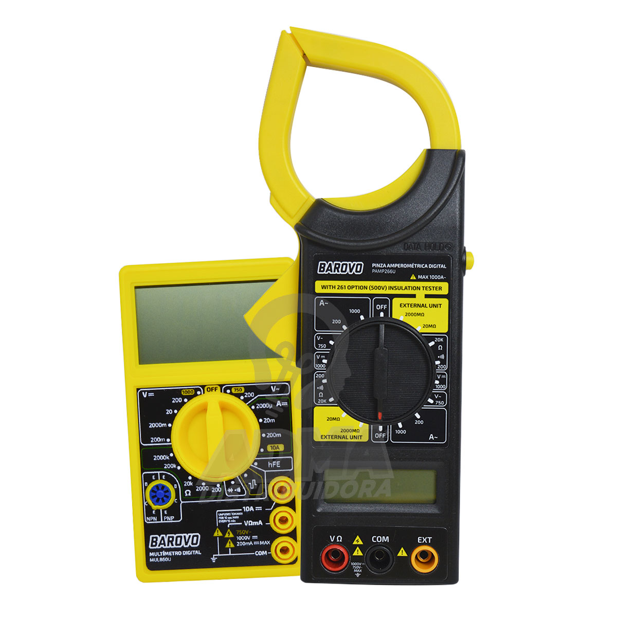 TESTER DIGITAL MULTIMETRO + PINZA AMPEROMETRICA 1000AMP T266