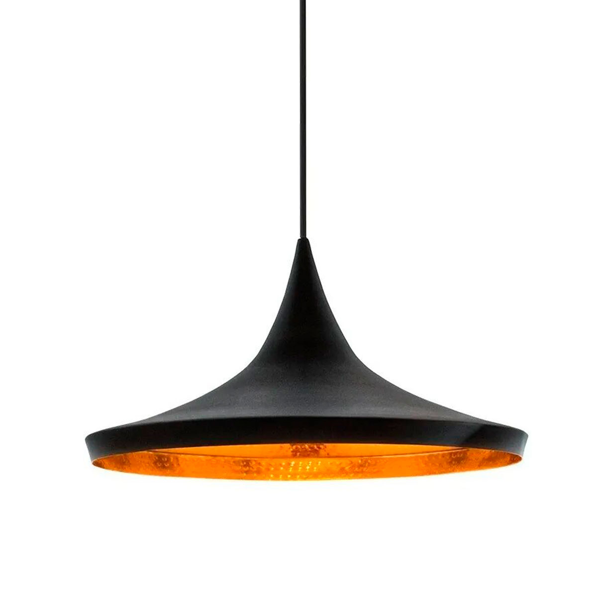 LAMPARA COLGANTE MODERNA CHINA NEGRO COBRE