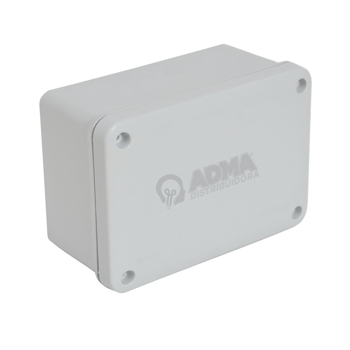 CAJA RECTANGULAR CON TAPA SOBREPONER IP65 210X310X110 GRIS GENROD