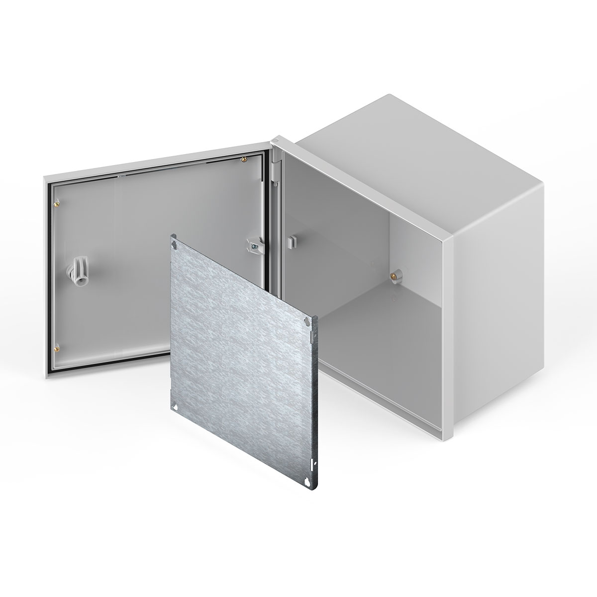 GABINETE ESTANCO PVC Q ENERGY CON BANDEJA 230X280X180 GENROD