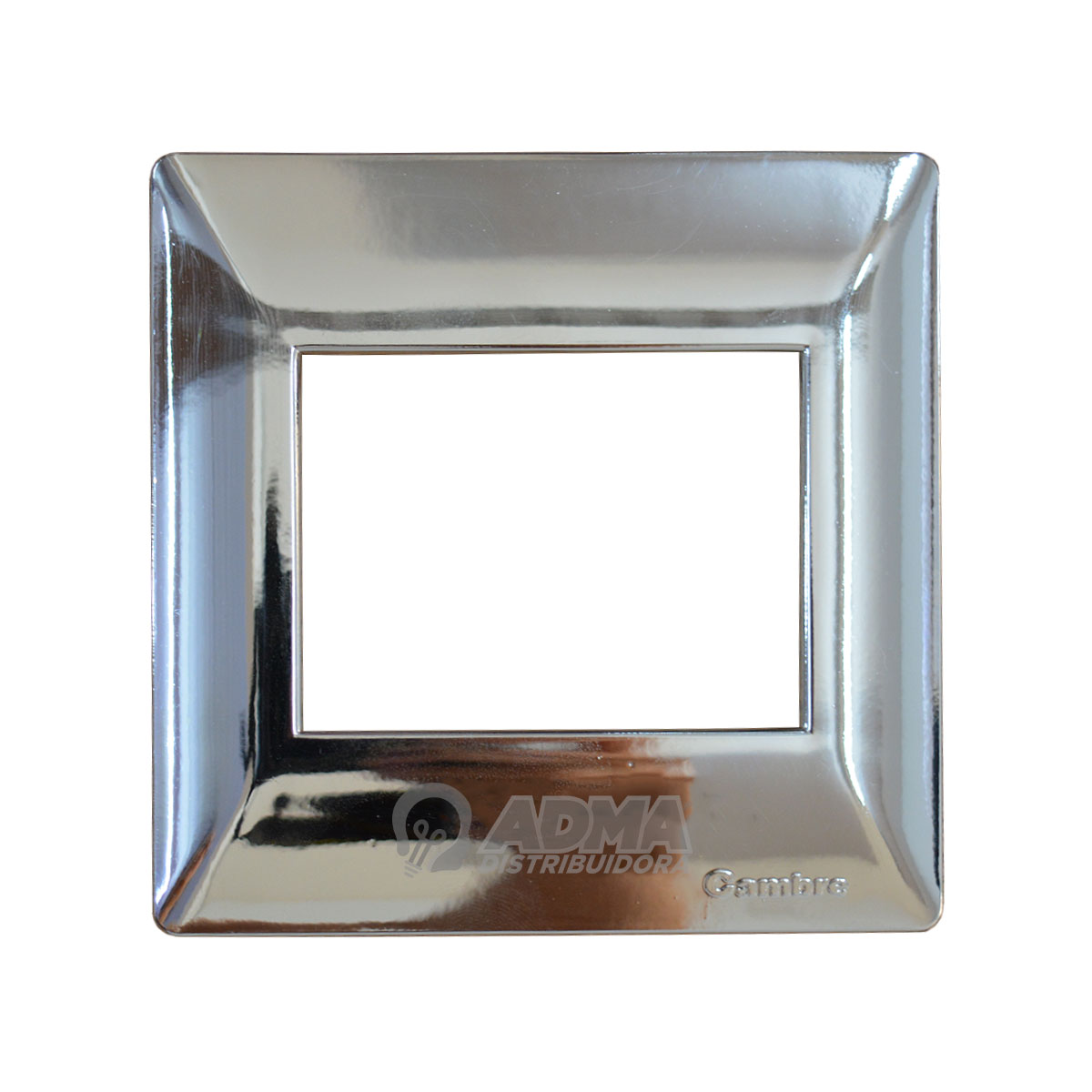 TAPA 5X5 PLATA 2 MOD A PRESION SIGLO XXII CAMBRE