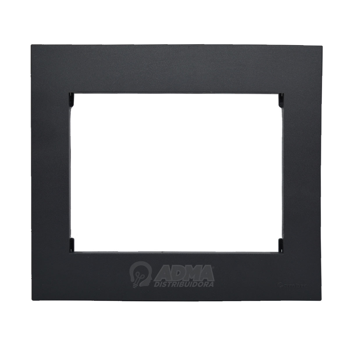 TAPA Y DISTANCIADOR BAUHAUS 10X10 GRIS 8 MOD CON RIBETE CAMBRE