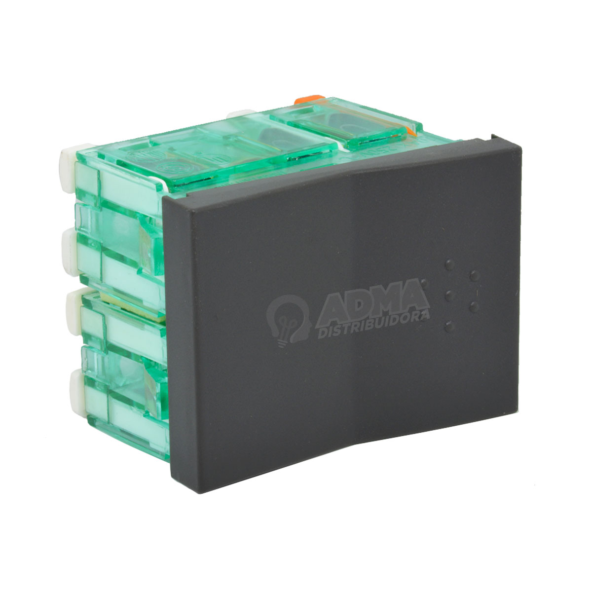 MODULO INTERRUPTOR BIPOLAR 4 VIAS GRIS CAMBRE SIGLO XXII