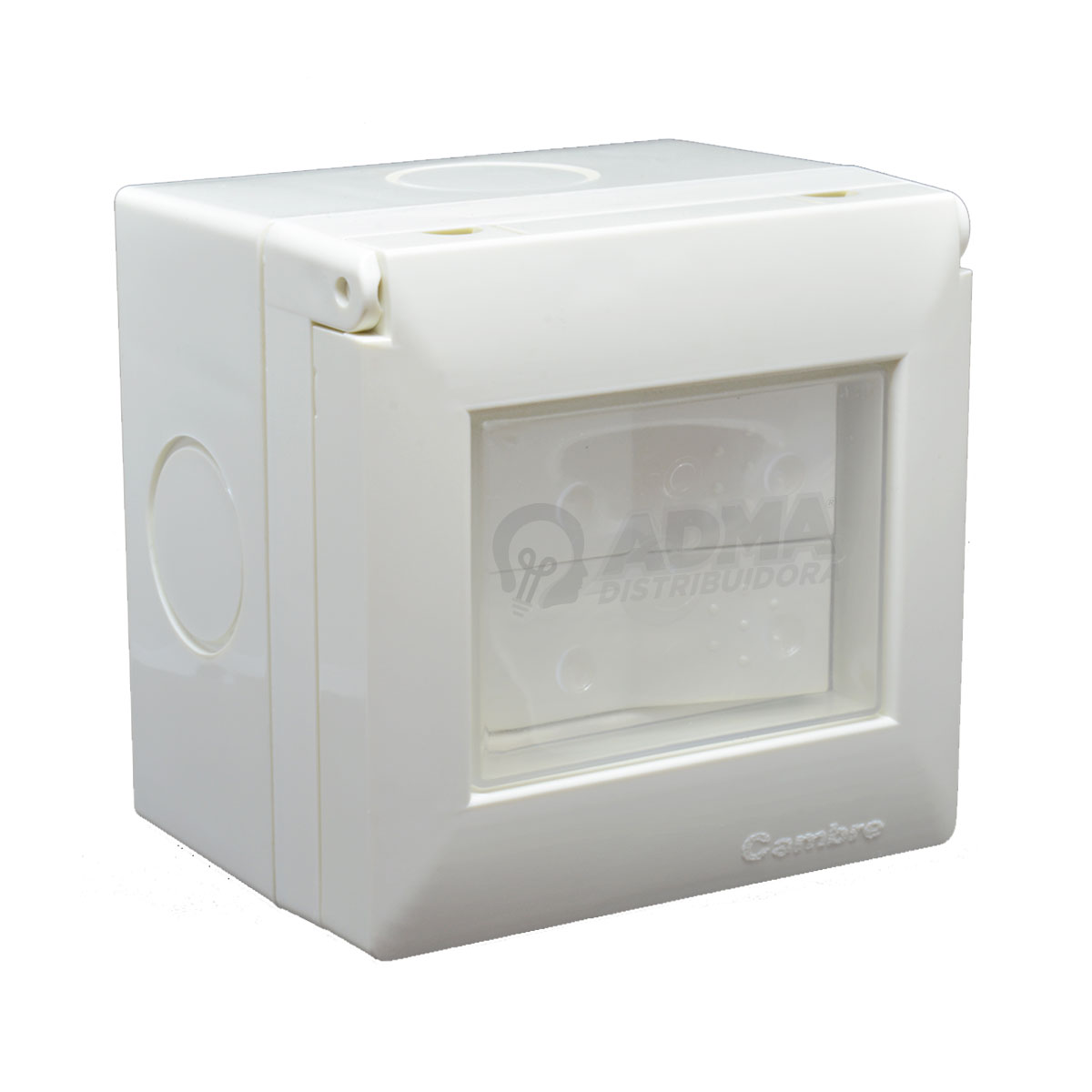 CAJA EXTERIOR 2 MODULOS IP55 SOBREPONER + MODULO 1 PUNTO SIGLO XXII X2 CAMBRE
