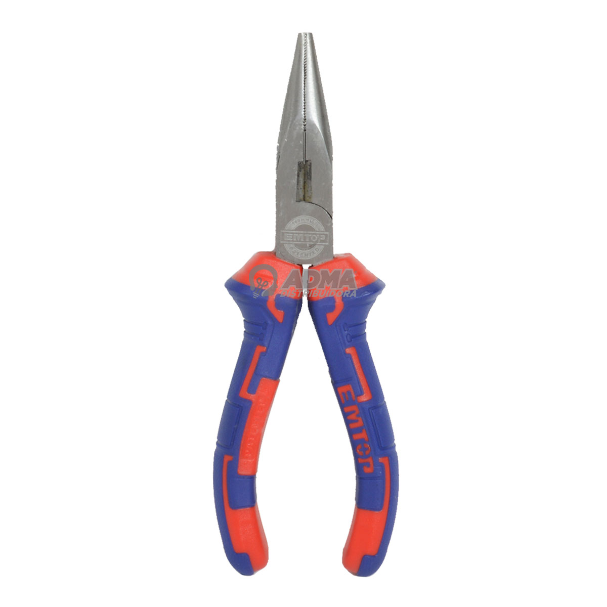 PINZA DE PUNTA LARGA MEDIA CAÑA 160MM EMTOP