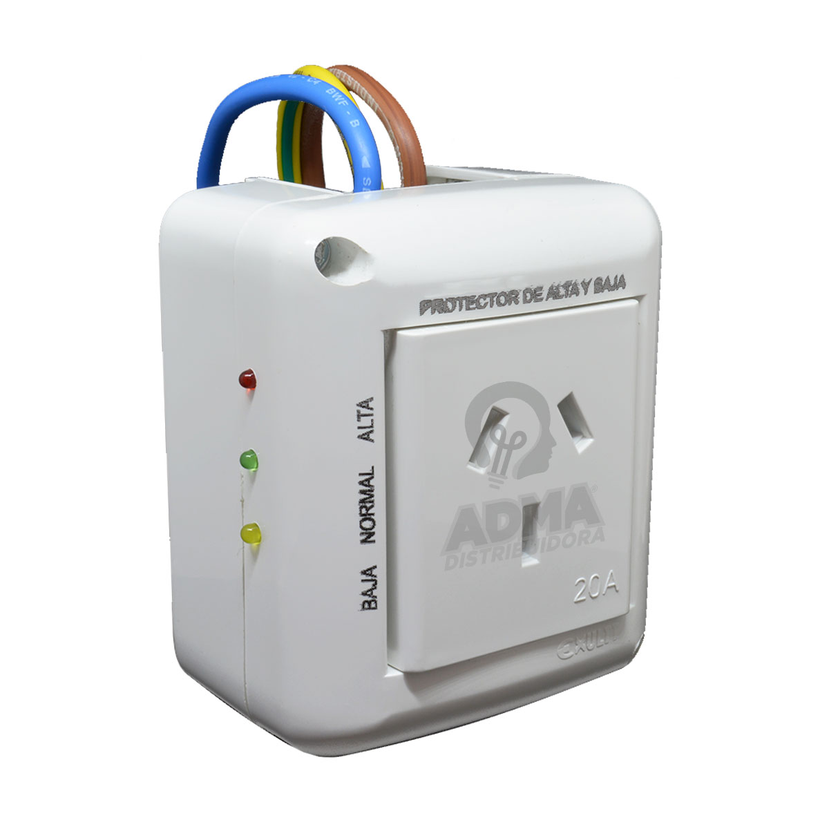 PROTECTOR TENSION 20AMP CON TOMA EA