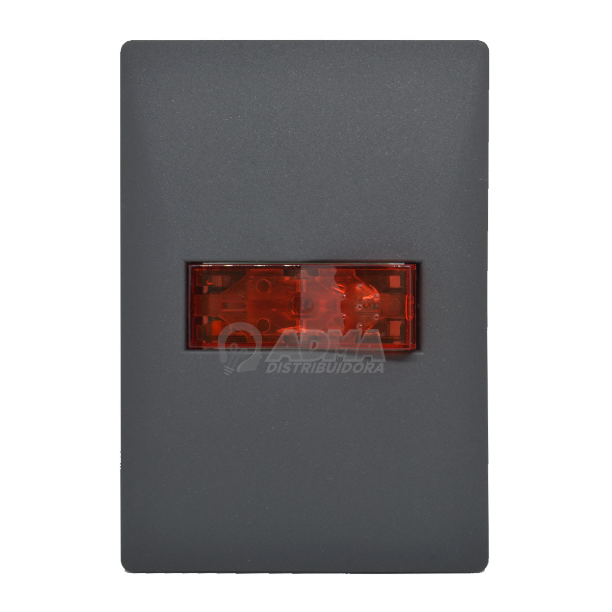 BASTIDOR COMPLETO PULSADOR LUMINOSO NEÓN SIGLO XXII + TAPA GRIS CAMBRE