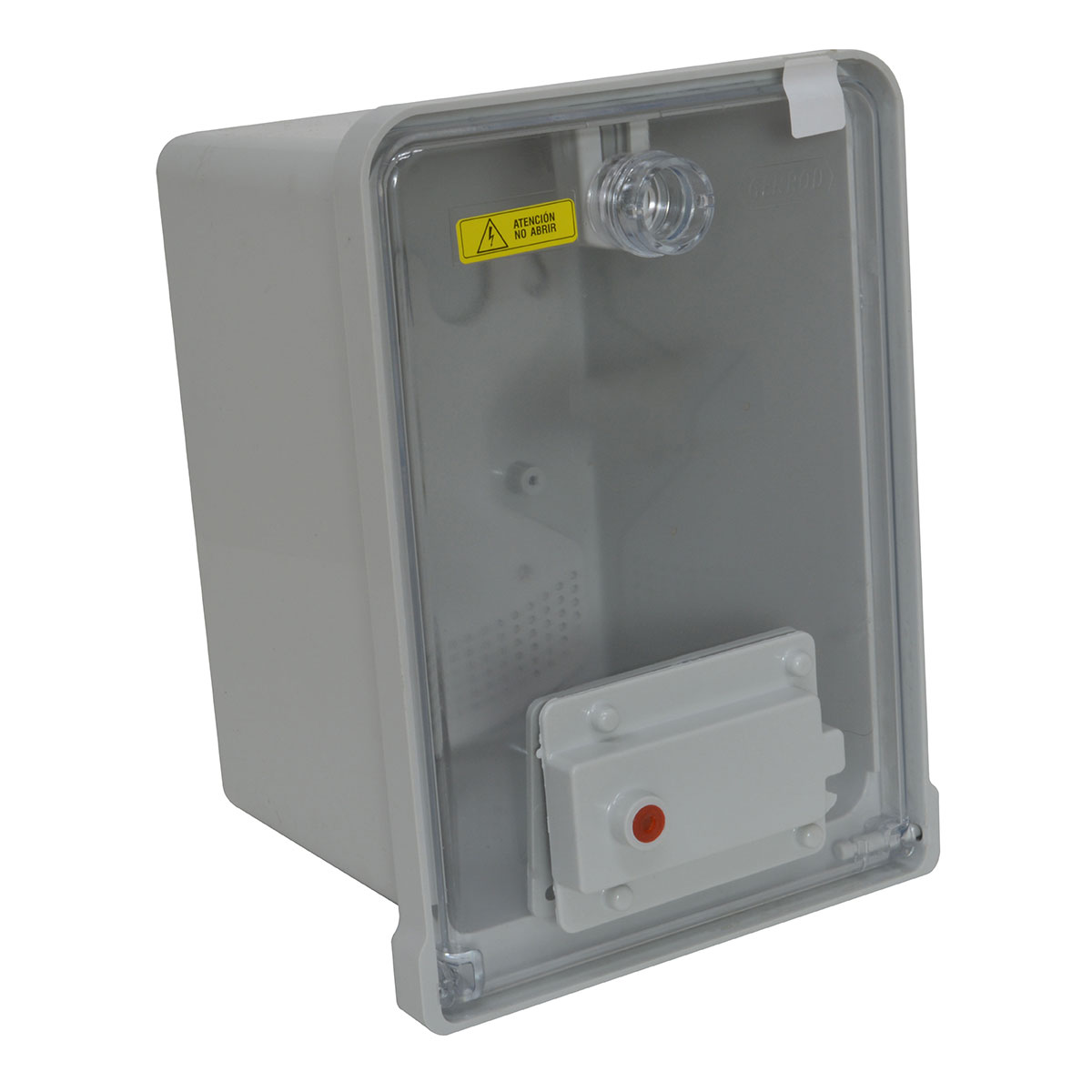 CAJA MEDIDOR MONOFASICA PTA. TRANSP. C/ANTIF C/RESET EDESUR