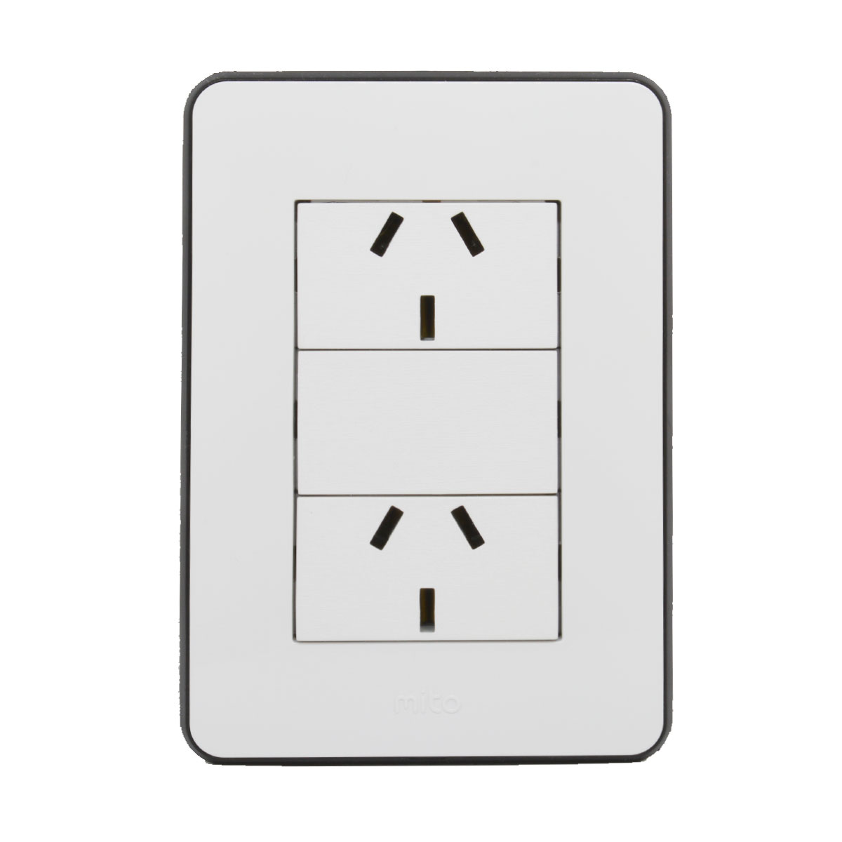 LLAVE DE LUZ TOMA DOBLE 10A JELUZ MITO