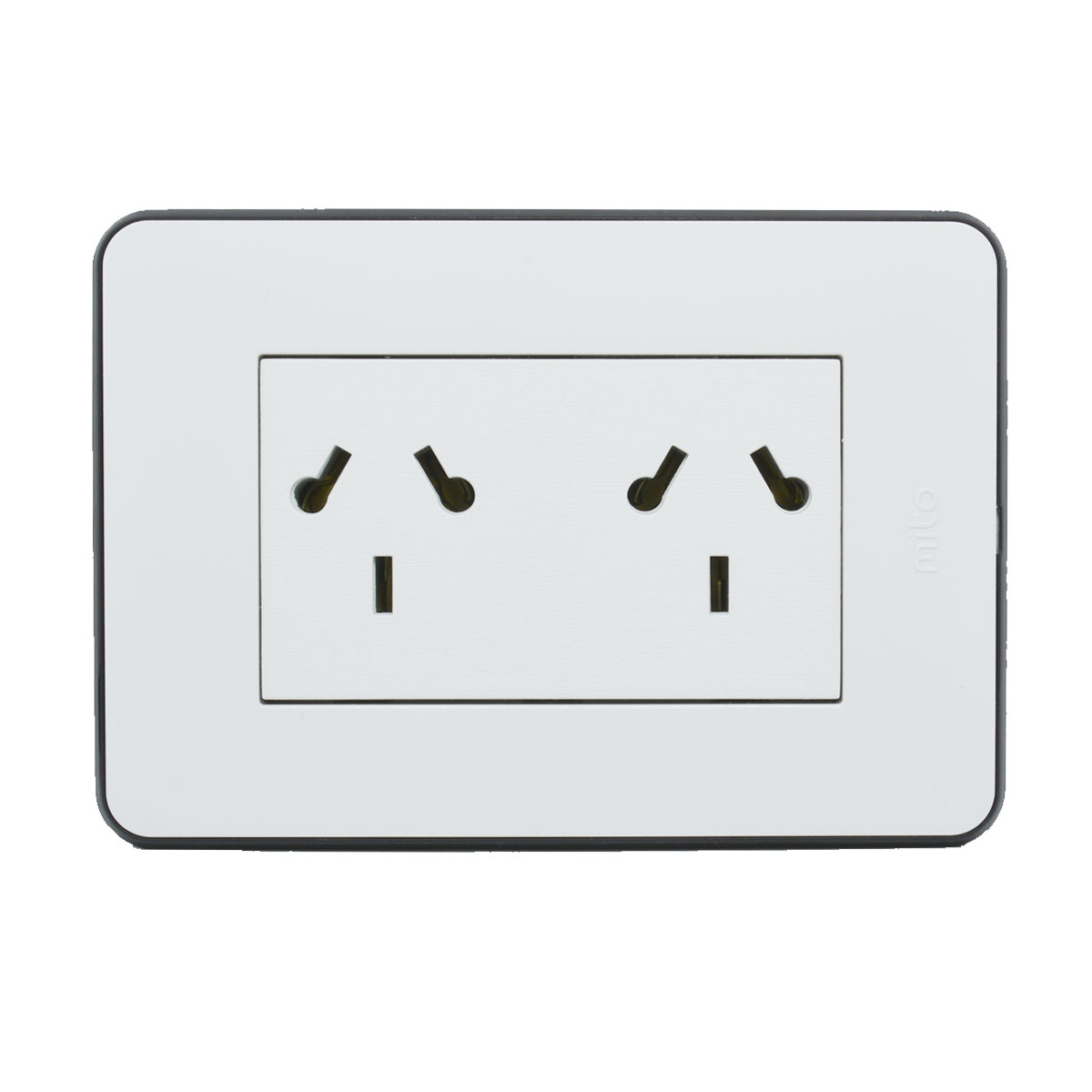 LLAVE DE LUZ ARMADA TOMA DOBLE JELUZ MITO