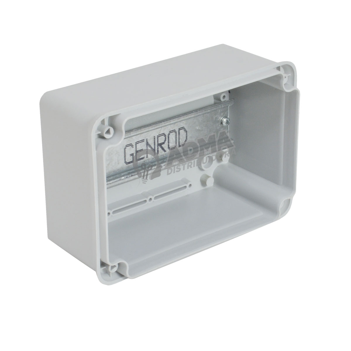 CAJA ESTANCO CON RIEL DIN IP65 115X165X110 GENROD