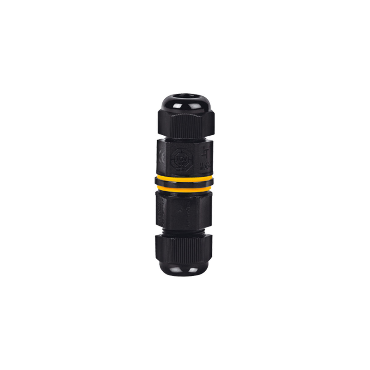 FICHA EMPALME IP65 3 PINES 1 ENTRADA 1 SALIDA 2X M20 (9-12MM)