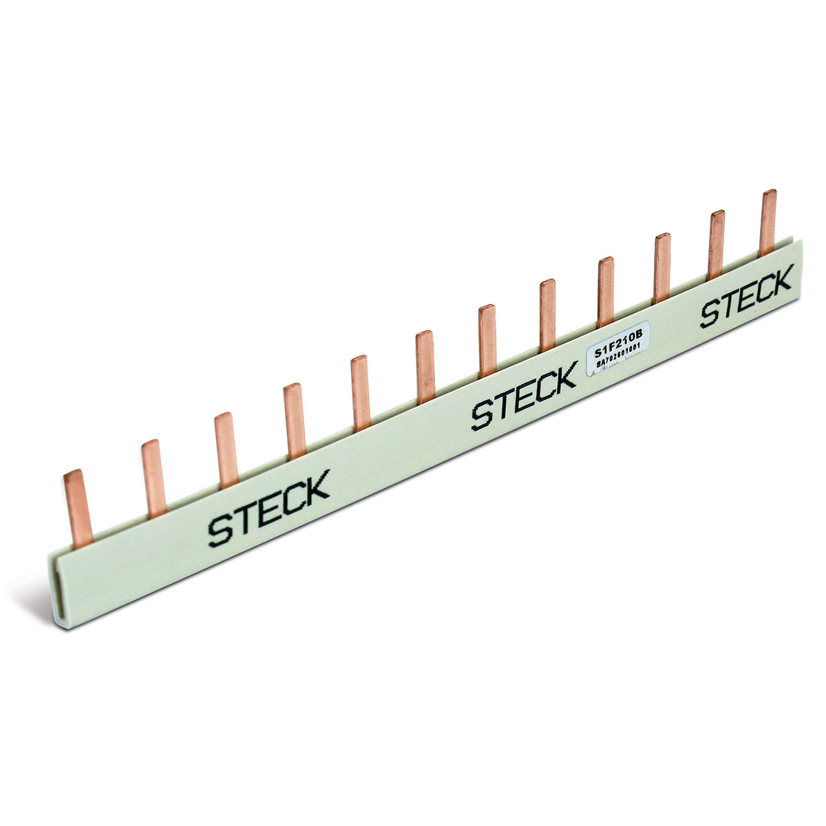 PEINE UNIPOLAR 80A 1X12 POLOS DIN 21CM STECK