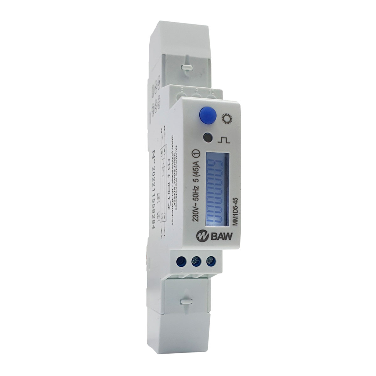 MULTIMEDIDOR DIGITAL MONOFASICO BAW 45A
