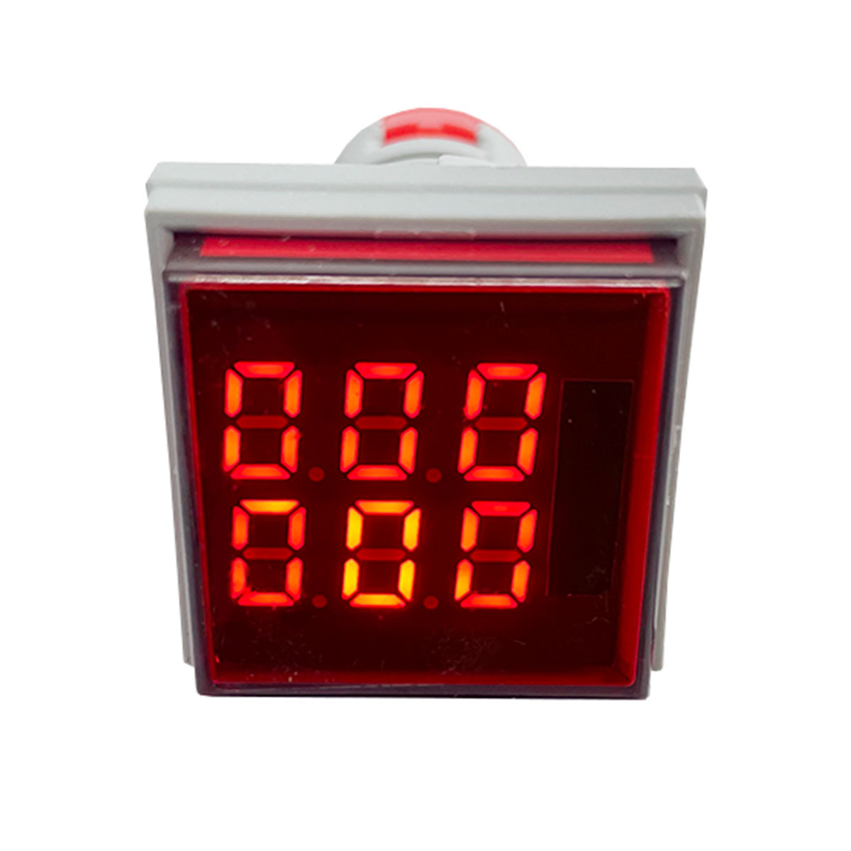 MINI CONTADOR OPERACIONES 999999 DIGITOS PILOTO 30X30 22MM ROJO