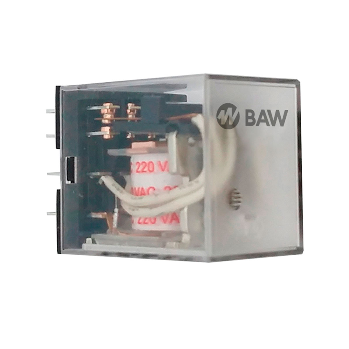 RELE AUXILIAR 4P 5A 220V BAW