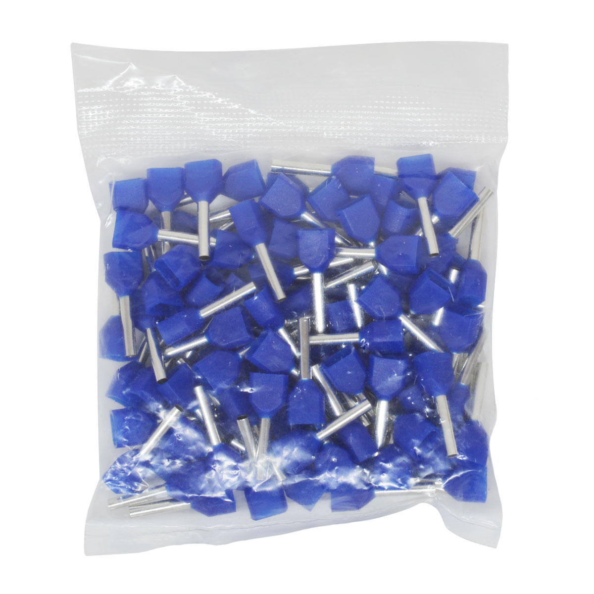 TERMINAL TUBULAR DOBLE HUECA 0,75mm2 AISLADO LCT PACK X100