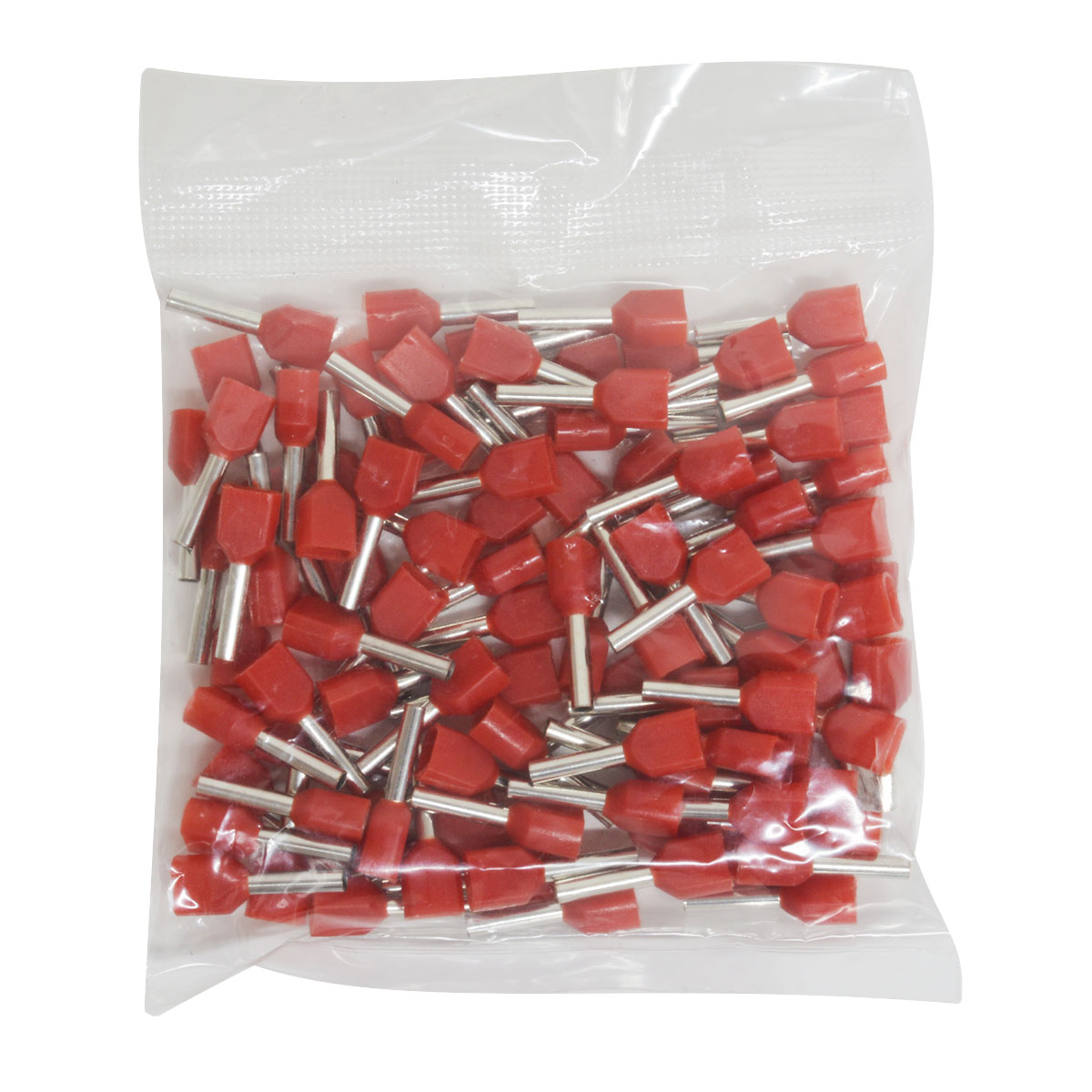 TERMINAL TUBULAR DOBLE HUECA 1mm AISLADO LCT PACK X100