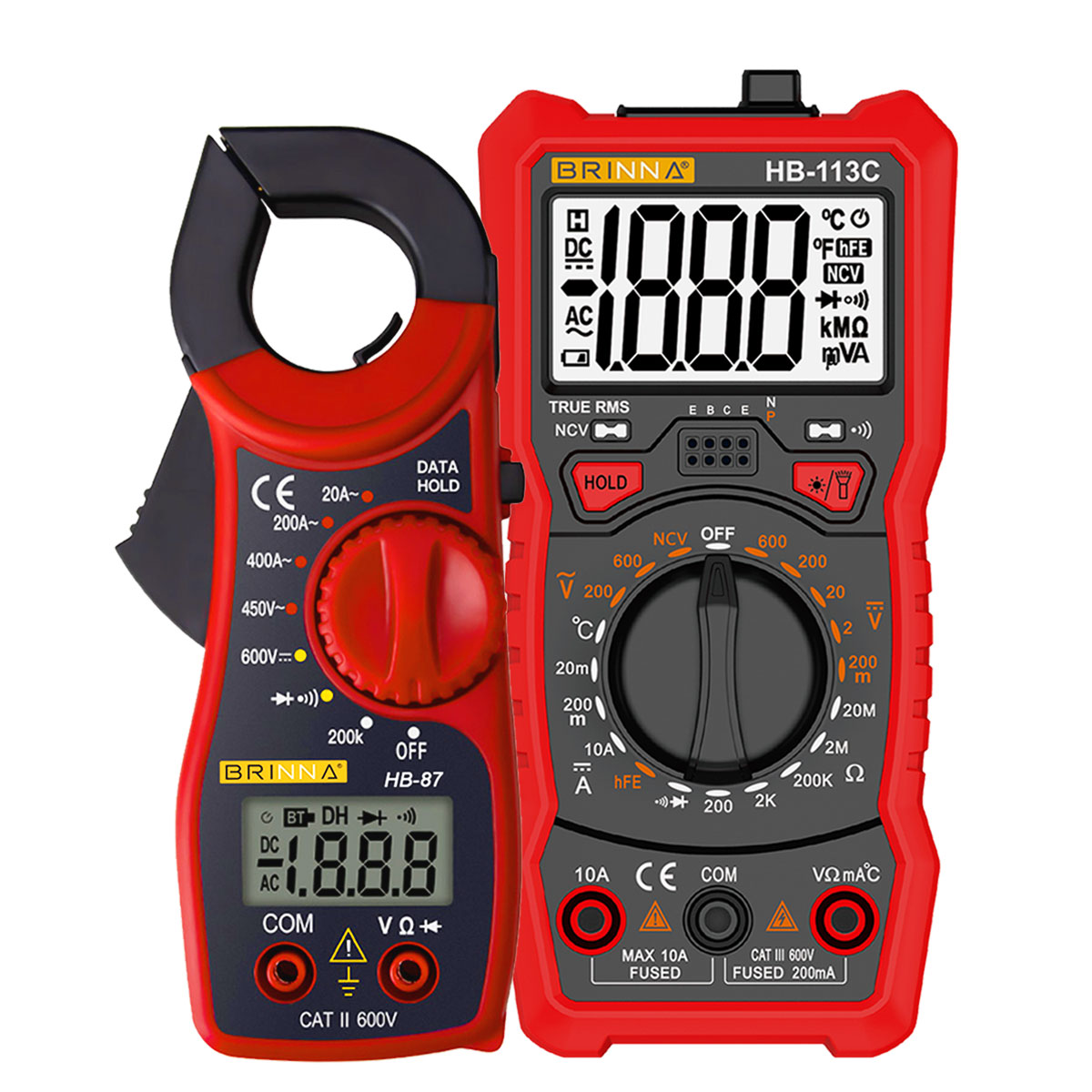 MULTIMETRO DIGITAL HB-113C + PINZA AMPEROMETRICA HB-87