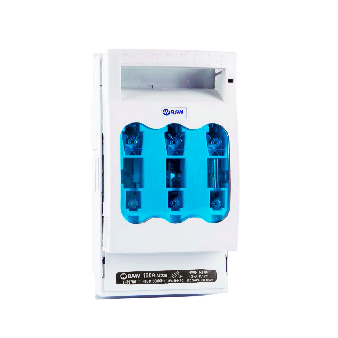 SECCIONADOR FUSIBLE BAJO CARGA TRIPOLAR 160A BAW P/ NH00 NH000