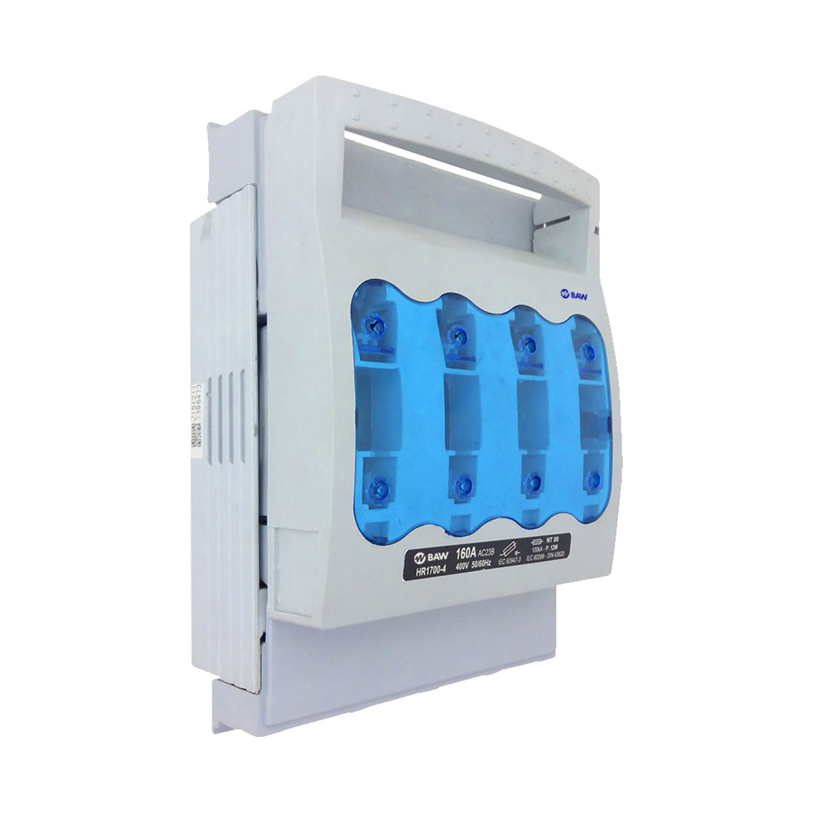 SECCIONADOR FUSIBLE BAJO CARGA TETRAPOLAR 160A BAW P/ NH00 NH000