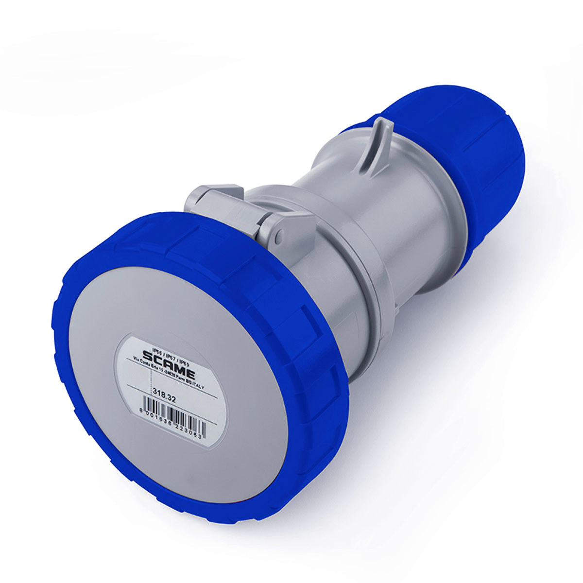 FICHA INDUSTRIAL HEMBRA IP67 2P+T 32A SCAME OPTIMA 220V PROLONGADOR