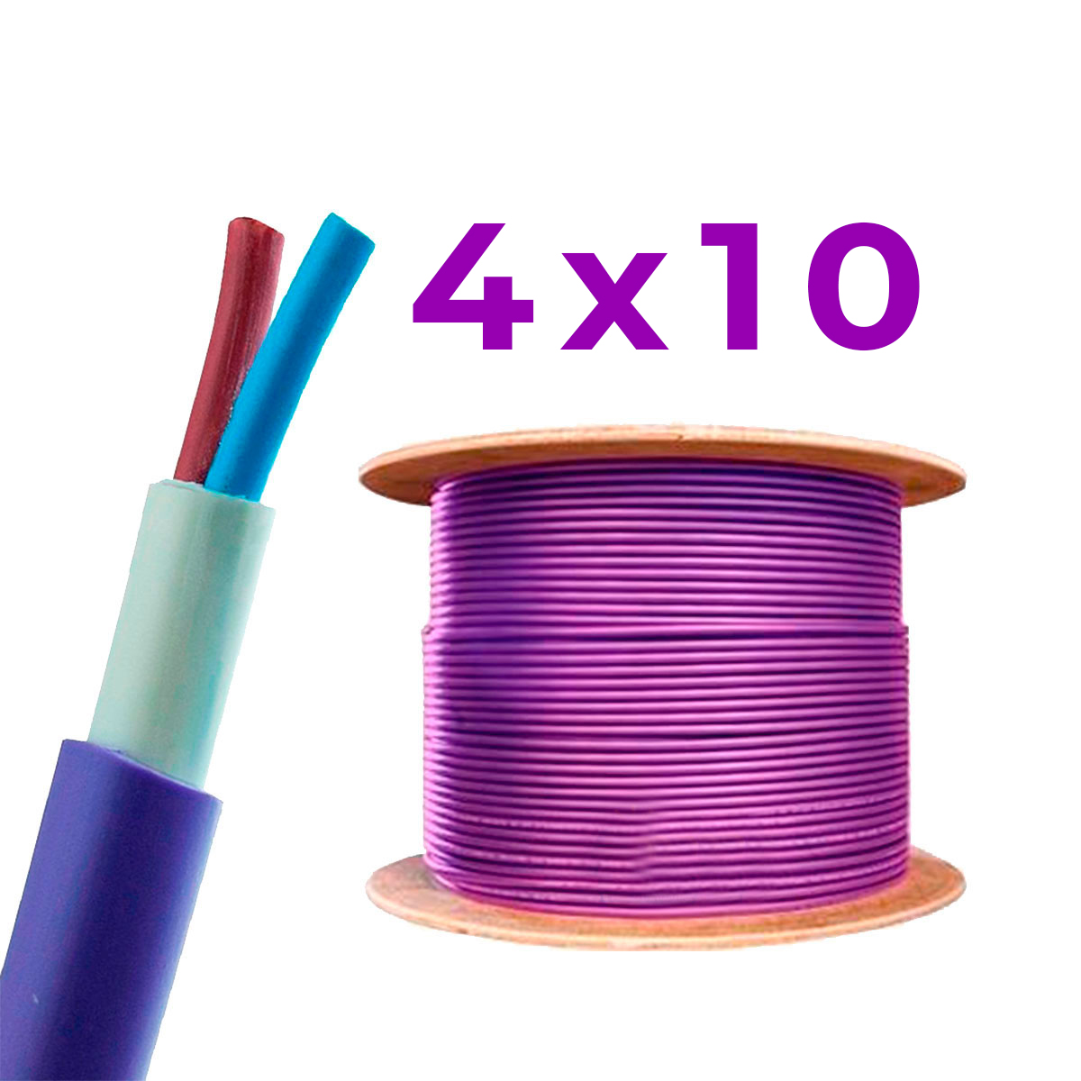 CABLE SUBTERRANEO 4X10MM TREFILCON