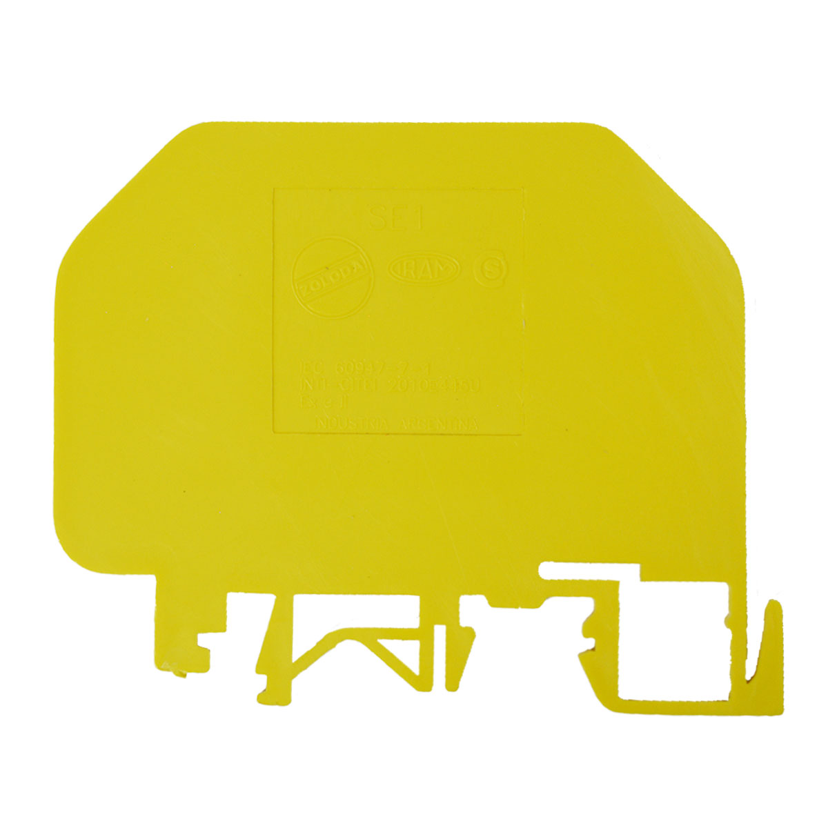 SEPARADOR 64X52MM ESPESOR 2MM AMARILLO ZOLODA