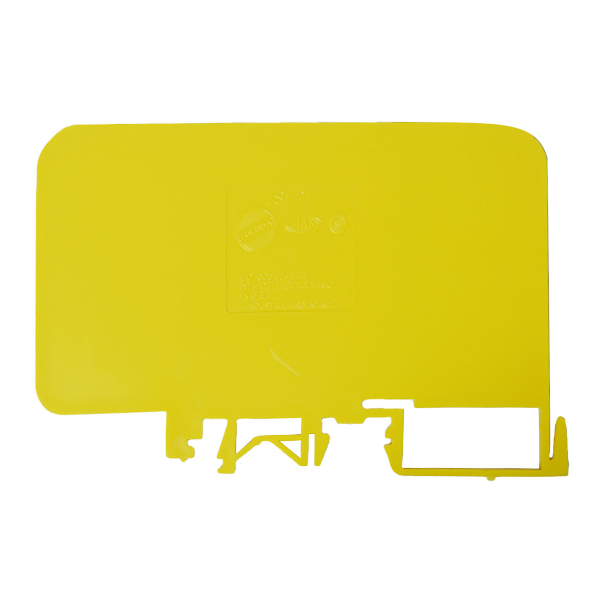 SEPARADOR 91X57MM ESPESOR 2,5MM AMARILLO ZOLODA