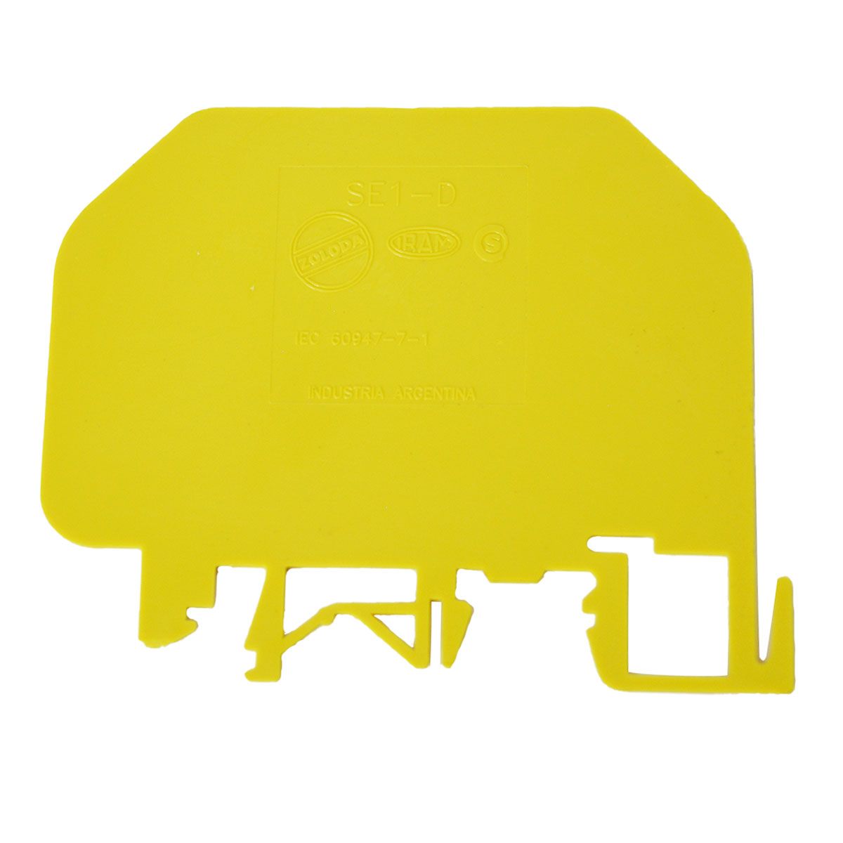 SEPARADOR 64X52MM ESPESOR 1MM AMARILLO ZOLODA
