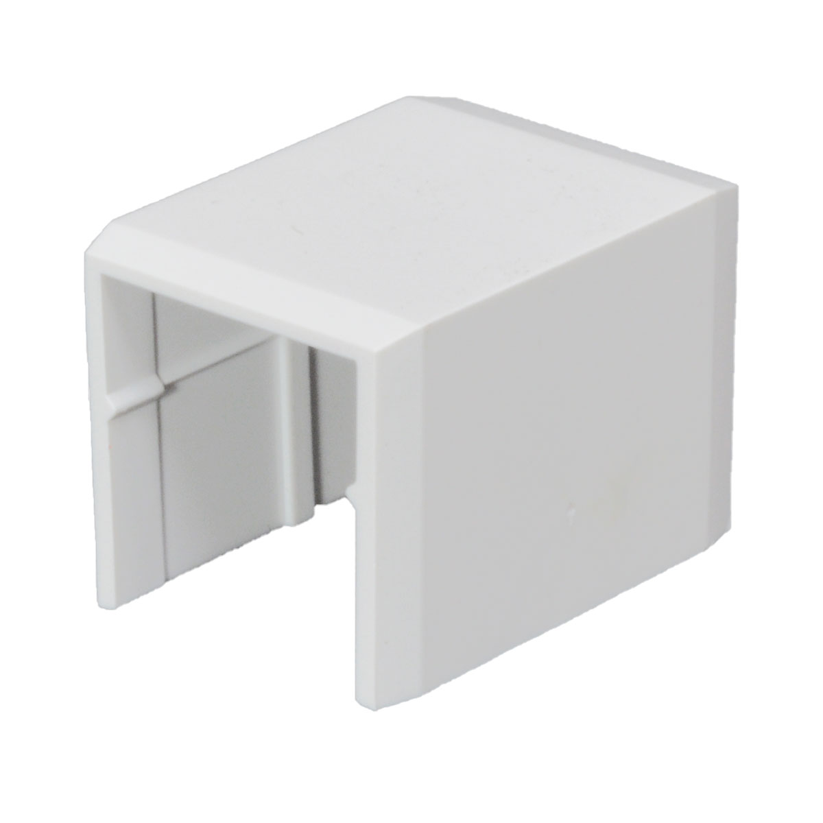 PACK X10 UNION RECTA CABLECANAL 18X21MM BLANCO ZOLODA