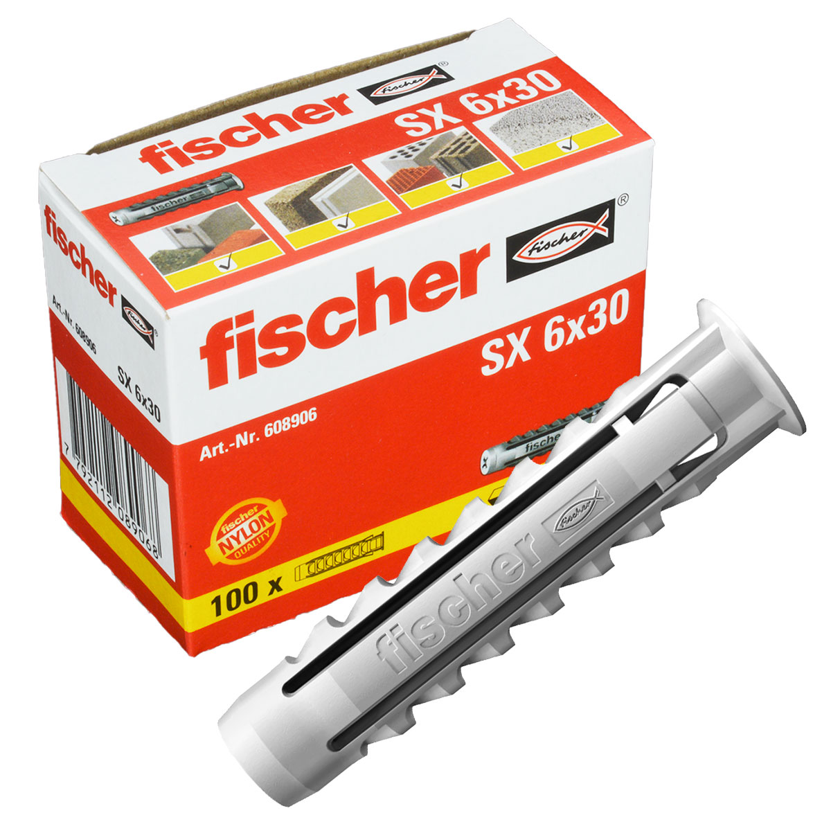TARUGO SX 6 CAJA X100 FISCHER